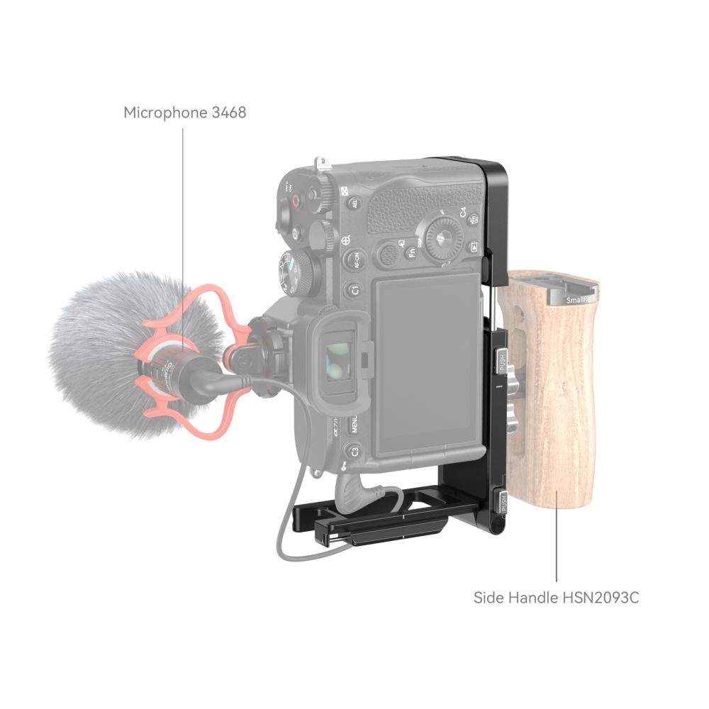 SmallRig Foldable L-Shape Mount Plate za Sony A7R V / A7 IV / A7S III 3984 - 4